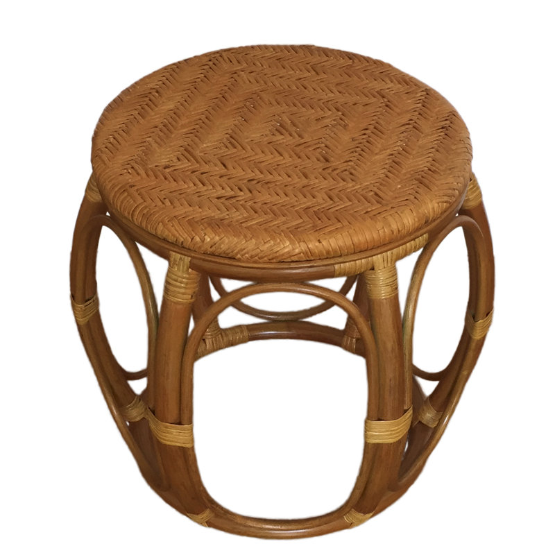RattanWickerHomeFurniture Larry Rattan Wicker Garden Stool & Reviews Wayfair